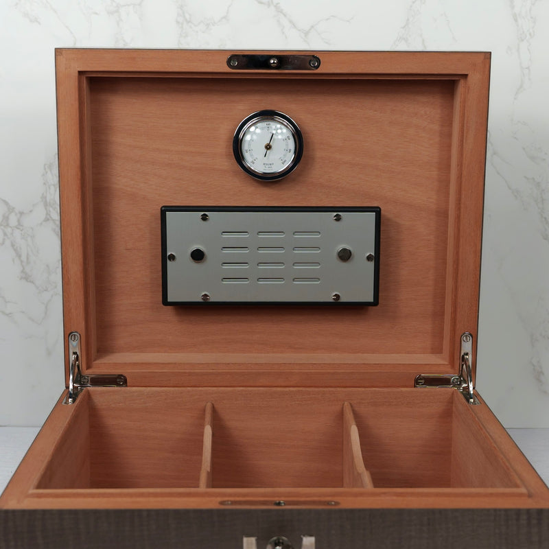 Hermès Stained Maple & Leather Humidor