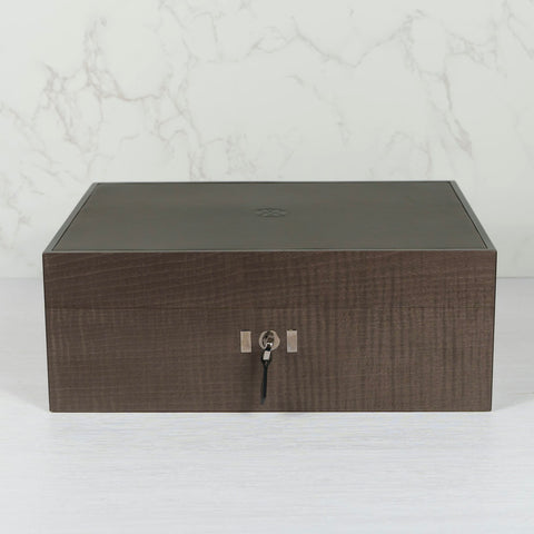 Hermès Stained Maple & Leather Humidor