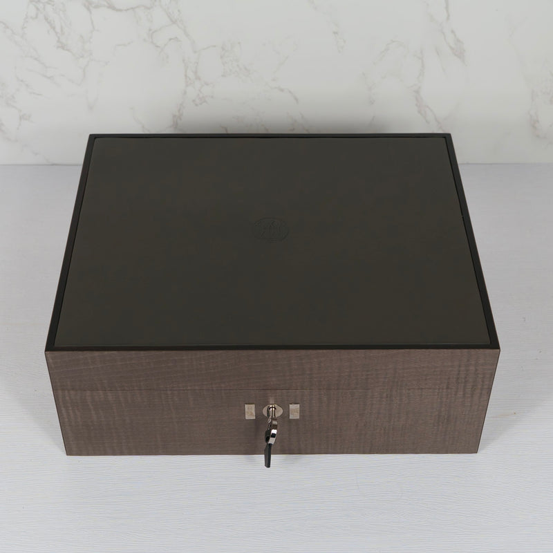 Hermès Stained Maple & Leather Humidor