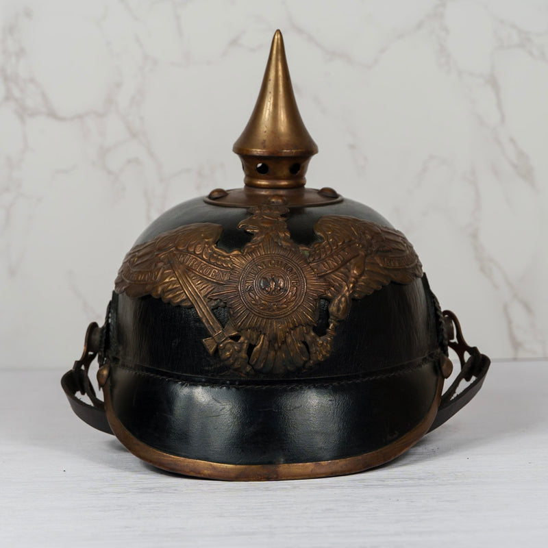 Original Prussian Guard Pickelhaube Helmet – Garde-Infanterie c.1895–1915, Likely WWI