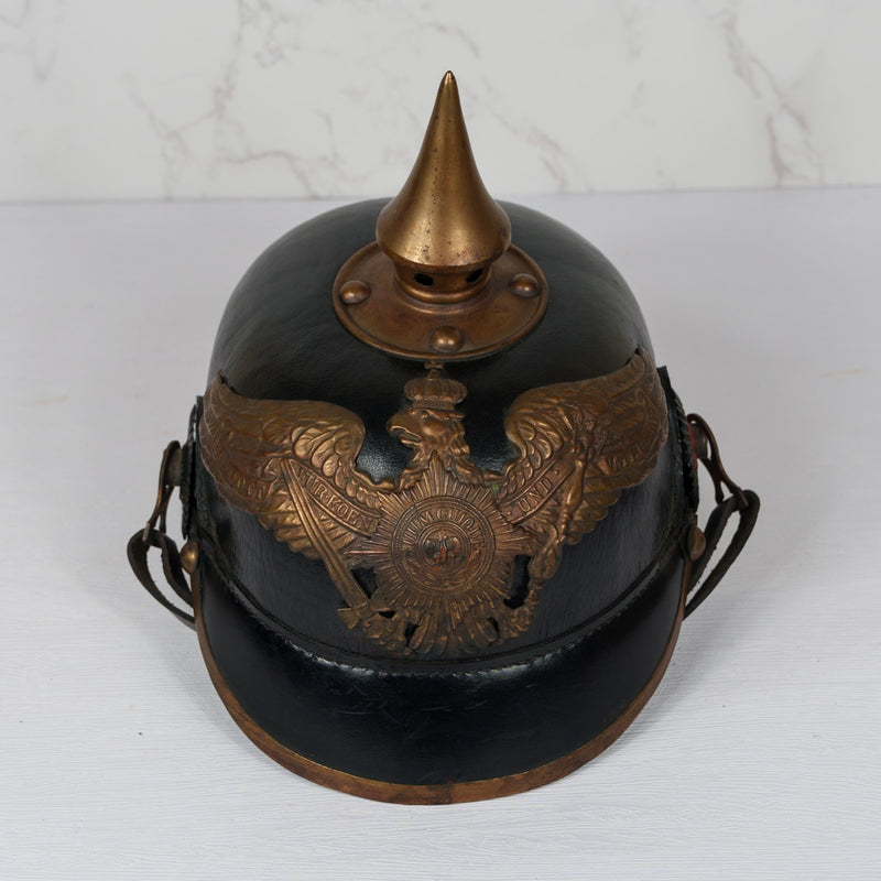 Original Prussian Guard Pickelhaube Helmet – Garde-Infanterie c.1895–1915, Likely WWI