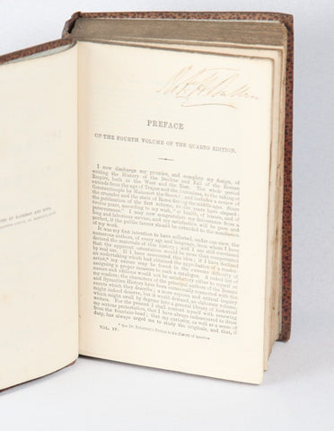 7 volumes: The Decline and Fall of the Roman Empire, Gibbon (1854-55)